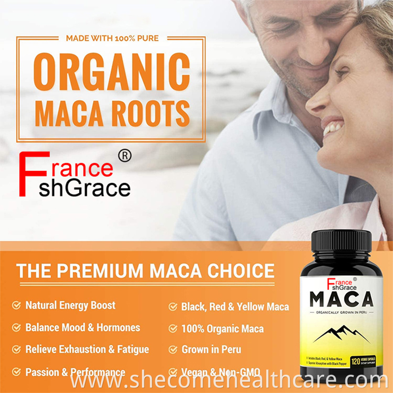 high strength maca root capsules